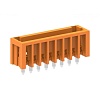 438202 Вилка на плату MCS вертик.,шаг 3.81мм, 2 конт., оранж.