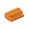 458117 Розетка каб. MCS, шаг 5.08мм, 17 конт., оранж.
