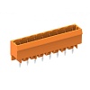 458210 Вилка на плату MCS, вертик., шаг 5.08мм, 10 конт., оранж.
