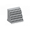 258218 Клемма MCS 3-уровневая, угловая, шаг 5.0мм, 18 конт., сер.
