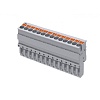 TPP2.5-14-GY Штекер TP для клемм TPP, Push-in, 14 конт., сеч.2.5мм2, сер.