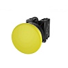 TS2020-0FM30 Кнопка TS2, грибовидная с метал.кольцом, D40мм, жел.