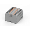 TPA2.5-12-GY Блок распределит. TP Push-in, 12 точек подключения, сеч. 2.5мм2, сер.