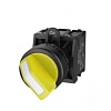 TS2011-1AB30 Переключатель TS2, короткая ручка с подсветкой, 2-х позиционная, без самовозврата, жел.