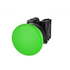TS2020-0FM20 Кнопка TS2, грибовидная с метал.кольцом, D40мм, зел.