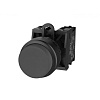 TS2010-0BL60 Кнопка TS2, выпуклая, с фиксацией, черн.