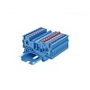 TPK2.5-2-BU Клемма с ножевым размыкателем серии TP, сеч. 2.5 мм., PUSH-IN., 2 конт., син