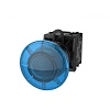 TS2011-0FM40 Кнопка TS2, грибовидная с подсветкой, D40мм, син.