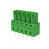 MC-RU3.81SV03-0001 Разъём гнездовой MC, шаг 3.81мм, 3 конт.,вертик.под пайк., зел.