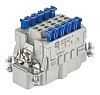 09330102648 Разъем: прямоугольный, "папа", Han ES Press, PIN: 10, 10+PE, 16А HARTING
