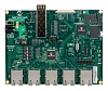 Микросхема EVB-KSZ9477-1 KSZ9477 Managed Switch Evaluation Board with SAMA5D36 MPU UNG Tools Microchip