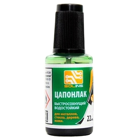 Цапон лак зеленый 22мл