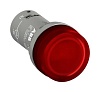 Лампа CL2-501R красная со встроенным светодиодом 12В DC, шт ABB