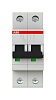 2CDS252001R0134 Авт. выключатель S202-C13, 2P C 13A Icu=10kA 2M