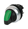M22-WRLK-G Переключатель с поворотной ручкой 2-х позиционный 60, c фиксацией, цвет зеленый с подсветкой EATON
