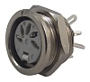 650-0500 Гнездо; DIN; "мама"; PIN: 5; Конф: 180°; на панель,винтами; пайка DELTRON