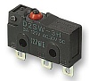 D2SW-01MS Микропереключатель SNAP ACTION, без рычага, SPDT, 0,1A/125ВAC OMRON