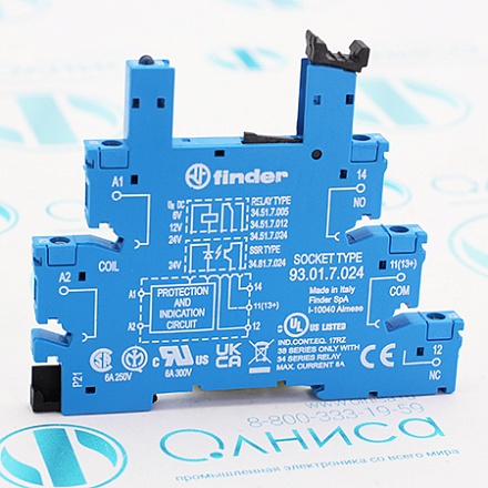 93.01.7.024 Колодка для реле Finder