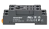 STB08-E Цоколь STB08-E, 16A(300V), винтовой зажим, черный, на рейку DIN35, для RKL1CO, RKL2CO, 56.31, 56.32, RPM2, LY1, LY2