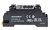 SYF08A-E Цоколь SYF08A-E, 10A(300V), винтовой зажим, черный, на рейку DIN35, IP20, для RKM2CO, RKE2CO, RKF2CO