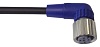 XS2F-LM12PVC4A2M - Кабель с гнездом M12 Lite, 4-провода, угловое, ПВХ, 2 м, шт Omron