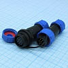 Разъём герметичный SZC13 7P-F-M, 7 контактов