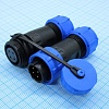 Разъём герметичный SZC16 4P-F-M, 4 контакта
