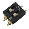 SWD4-2, (DM-R02) SMD DIP переключатель 2 поз. шаг 2.54мм