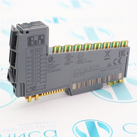 X20AI8221 Модуль аналоговых входов B&R
